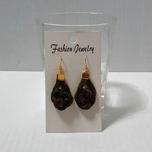 Hand Crafted Earrings Pierced Paracord Celtic Knot